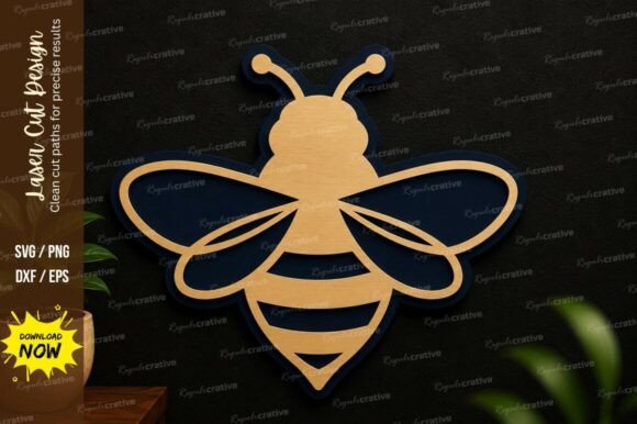 Bee SVG Laser Cut Wall Art Design Guide