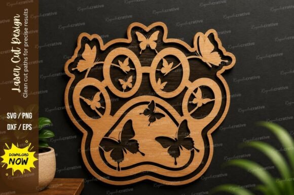 Butterfly Paw Print Laser Cut Svg File: A Practical Guide to Precision and Versatility in Digital Crafting