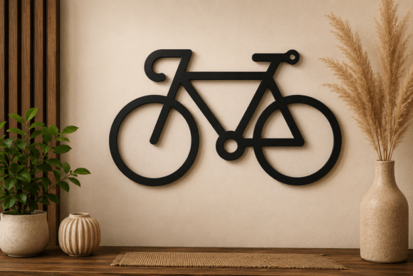Elevating Interior Design with Precision: The Strategic Value of Bicycle Wall Art SVG for Modern Creators