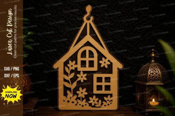 Floral House Ornament Laser Cut SVG: A Practical Guide for Creators and Makers