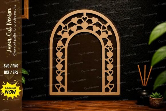 Heart Arch Frame Laser Cut SVG Design: A Practical Evaluation