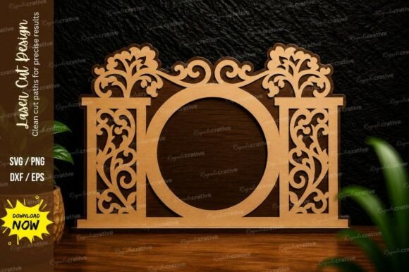 Integrating the Decorative Circular Frame Laser Cut SVG into Professional Workflows