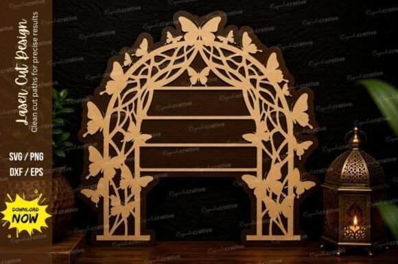 Unlocking Creative Precision: A Guide to the Butterfly Arch Frame Laser Cut SVG Design